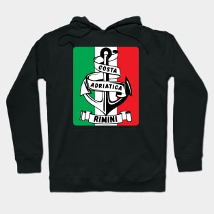 Costa Adriatica Rimini Italy Flag Hoodie